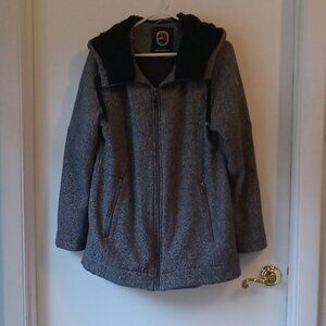 1 Madison Expedition Women's Gray Hooded Coat / Jacket